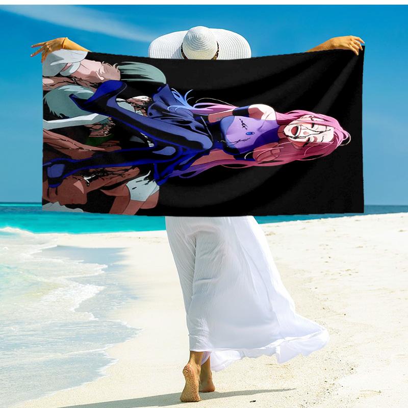 1pc Dark Fantasy Battle Scene beach towel,quick drying absorbent beach towel,outdoor sports swimming beach towel,Soft and comfortable Y73010