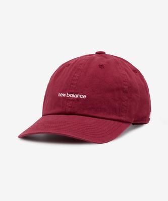 Nyuballanseu Nbgdgs1102 / Letter Logo Ball Cap (Red)