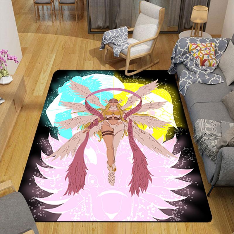 Ophanimon Rug Floor Mat for Living Room or Bedroom Soft and Comfortable Carpet a Gift for Birthday and Holiday.