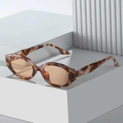 Vintage Oval Sunglasses Women  Fashion Retro Female Sun Glasses New Trendy Luxury Brand Designer Uv400 Lady Shades Eyewear