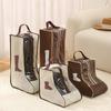 1pc Waterproof Shoe Storage Bag Portable Dustproof High Heels Short Boots Long Shoe Zipper Pouch Moisture-proof Home Organize