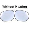 For Honda Odyssey 2014- Car Accessories Outer Rearview Mirrors Glass Side Mirror Lens With Heated Blue Lens
