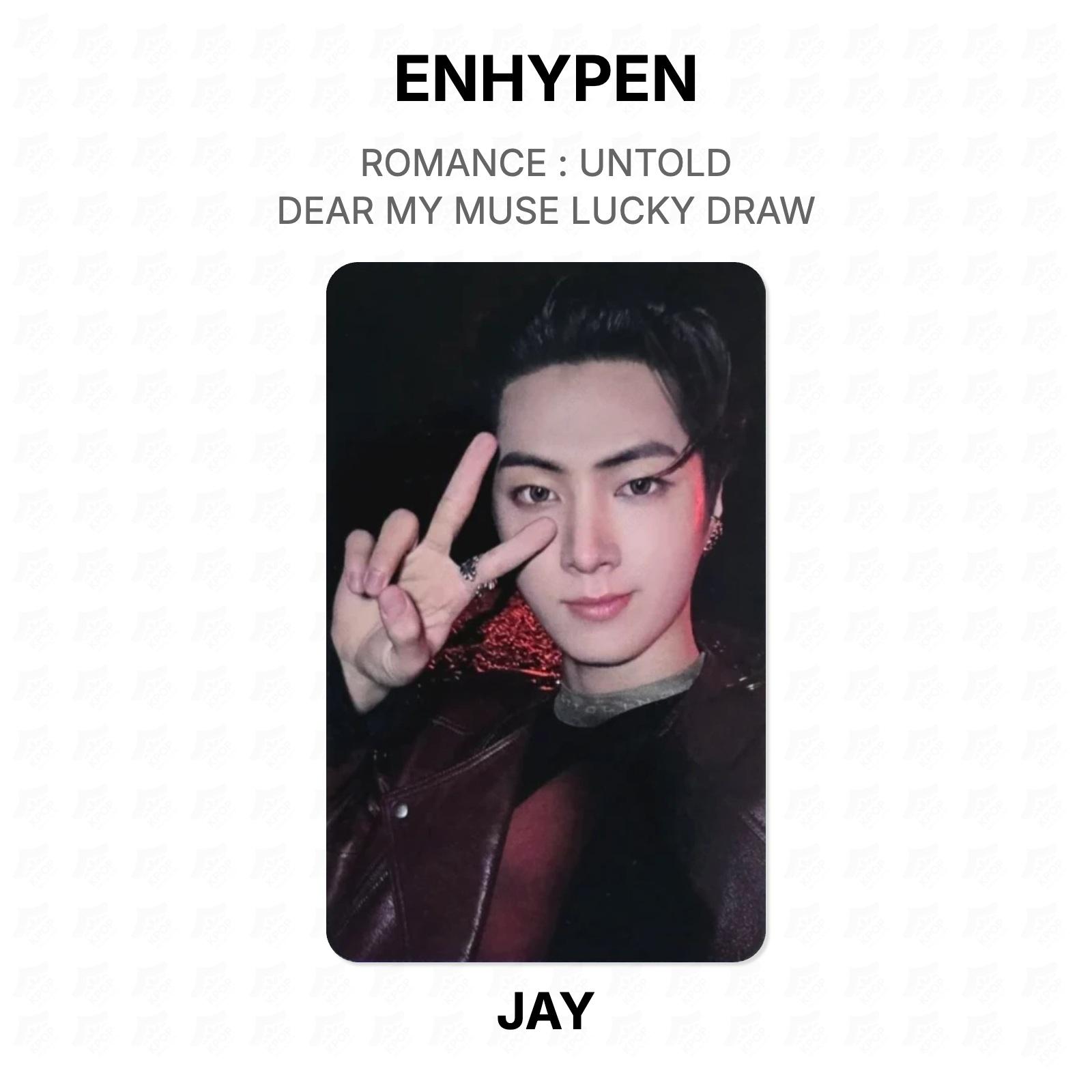 ENHYPEN ROMANCE : UNTOLD DEAR MY MUSE LUCKY DRAW Official Photocard JAY