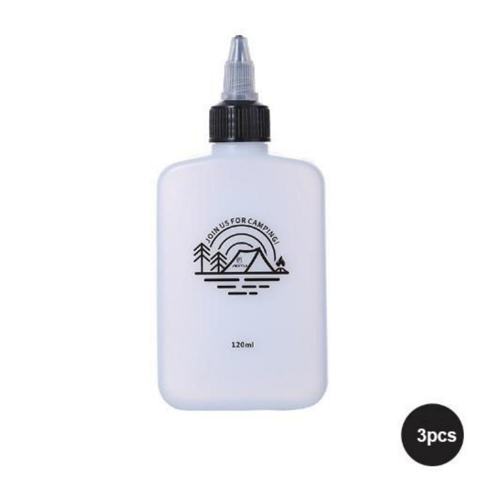 1/2/3/4/5pcs 120ML Camping Seasoning Bottle Portable 6*2.5*13.5cm Seasoning Jar Squeeze Bottle Oil Pots Storage Boxes