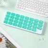 31-Compartment Waterproof Keyboard-Style Pill Organizer, Removable Dividers, Monthly Portable Storage