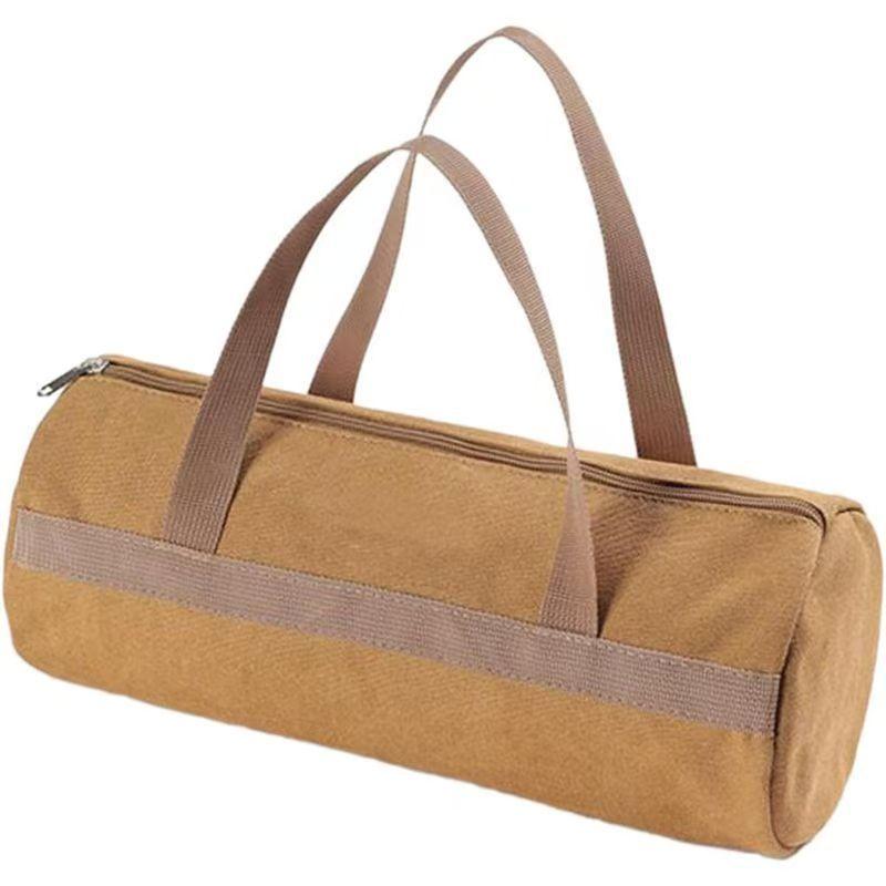 Thickened Cowhide Electrician Woodworking Bag Strong Wear-resistant Tool Kit Auto Repair Handbag Storage Bag Multifunctional Bag