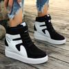 autumn winter sneakers  High top Platform Sneakers women Casual Wedges shoes Womens Shoes Black Platform Vulcanize Women fashion