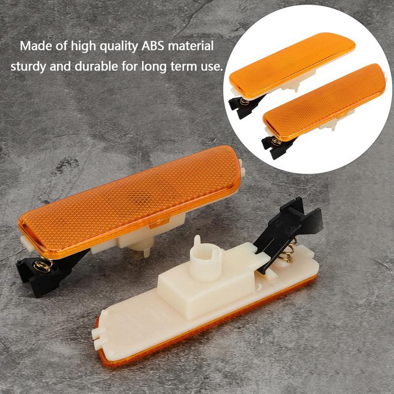 1 Pair Car Front Bumper Side Marker Light Housing Shell for VW Golf MK4 617215181853