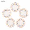 (YY)5Pcs 1/12 Dollhouse Miniature Accessories Plates Dishes Toy for Children Dollhouse Kitchen Decoration Kids Pretend Play Toys