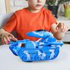 Automatic Deformation Tank Toys Simulation Car Toy Diecast Vehicles Kids Armored Vehicle Play