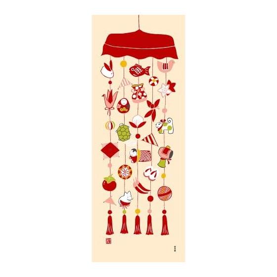 Hamamonyo Tenugui Hanging Hina Dolls