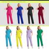 Unisex Medical Scrub Suit: Sweat-Absorbent, Breathable Surgical Gown for Nurses and Dental Hospital Staff.