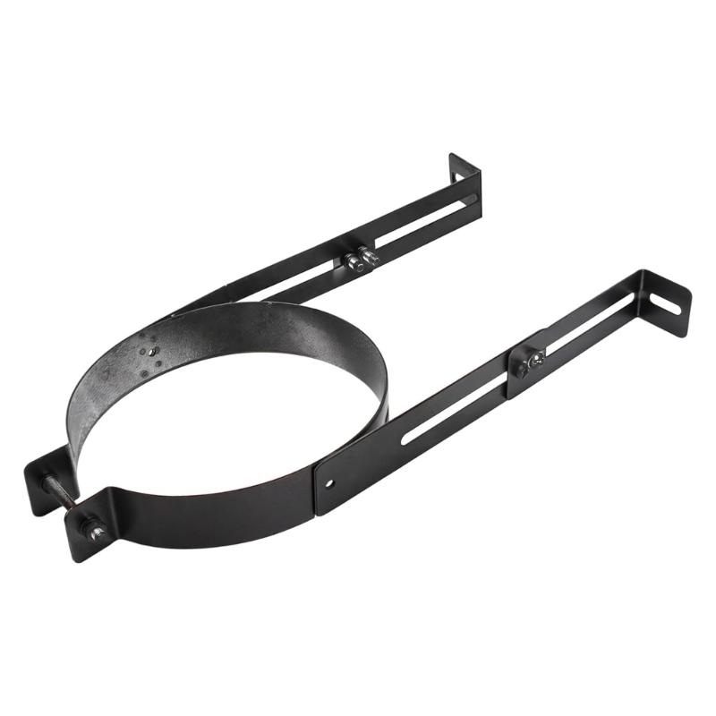 Pipe Bracket Chimney Pipe Holder High Strength Chimney Pipe Brackets Adjustable Stainless Steel Wall Support