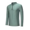 Men's Autumn/Winter Slim Fit Quick-Dry Half-Zip Long Sleeve Sports Top