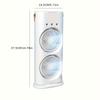 1PC USB Portable Dual Fan Air Cooler with Cooling Mist Humidifier Function Desktop High-Power Fan for Office, Dormitory Home Use