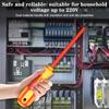 Portable Electrician Tools Multifunctional 7Pcs/Set Insulated Screwdriver Set With Case Magnetic 1000V Daily Use Car Repair Tool
