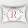 Simple Letter Pattern Printed Decorative Pillowcase Bedroom Living Room Office Cushion Home Decor Rectangular Pillowcase