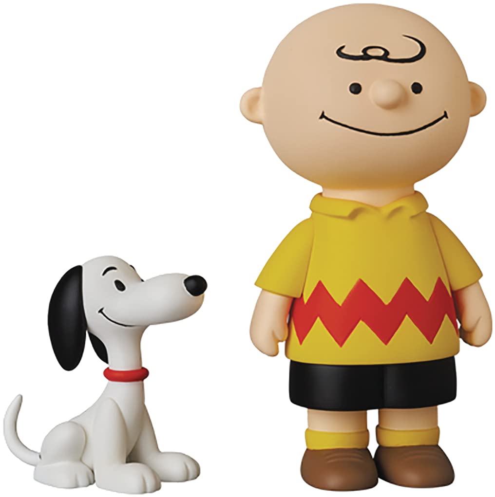 

UDF Ультра Детализированная Фигурка PEANUTS СЕРИЯ 12 ЧАРЛИ БРАУН СНУПИ Чарли Браун каждая законченная фигурка №618 50-е & & Снупи, прибл.. 94/42 мм высотой,
