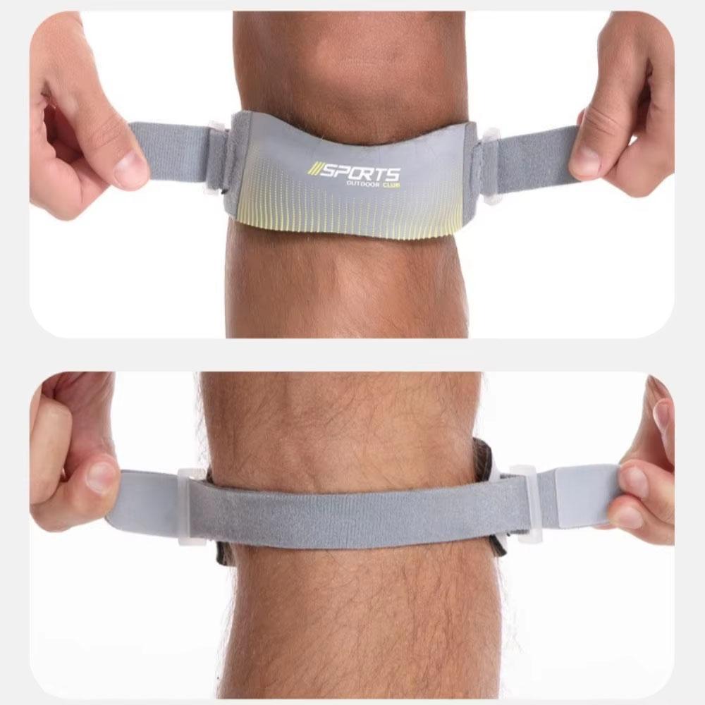1Pcs Sports Patella Strap Compression Knee Pads Adjustable Knee Sleeve  Outdoor Running Shock Absorption Jump Rope Unisex