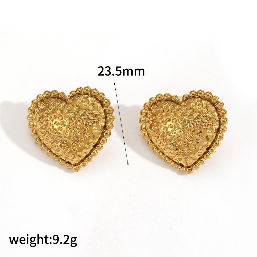 Modern Style Stainless Steel Geometric Earrings For Women Summer