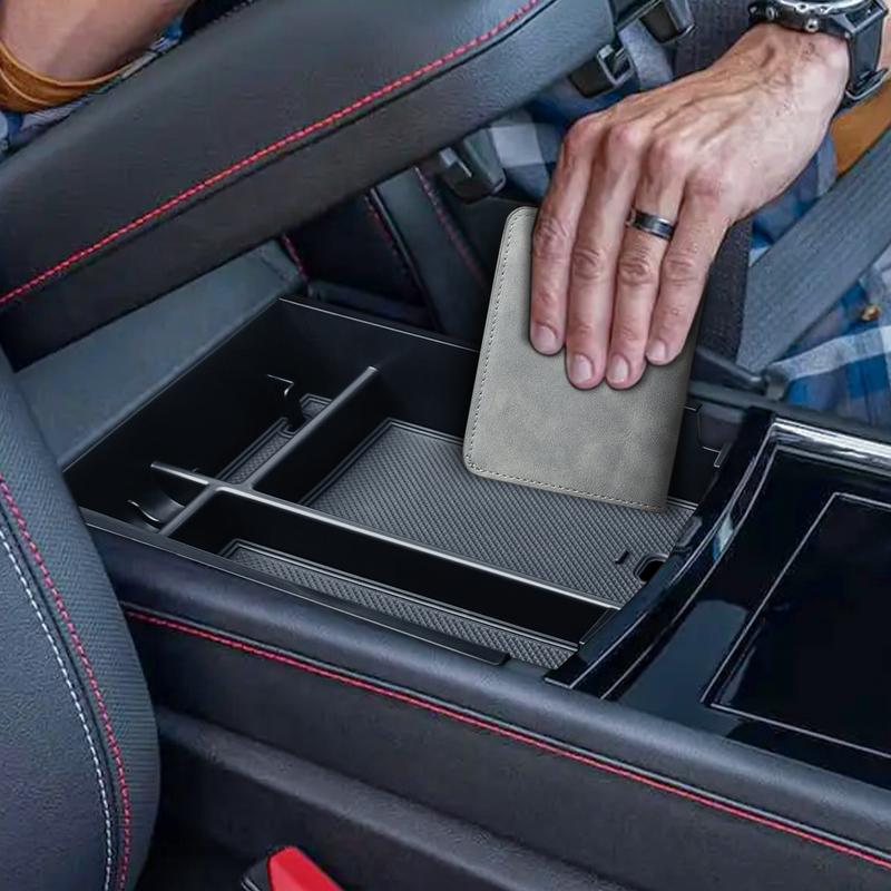 For 2024 2025 GMC Acadia & Chevy Traverse Armrest Box Storage Car Center Console Organizer Interior Tray Secondary Accessories