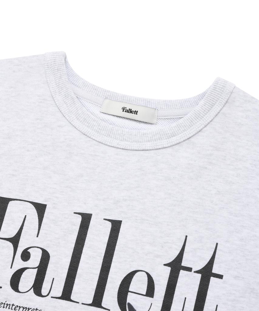 FALLETT Deuce Nero Sweatshirt Light Gray