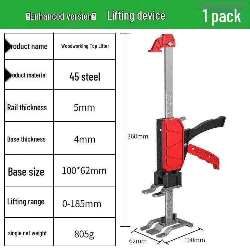 Adjustable Wall Tile Positioning Tool for Leveling and Lifting