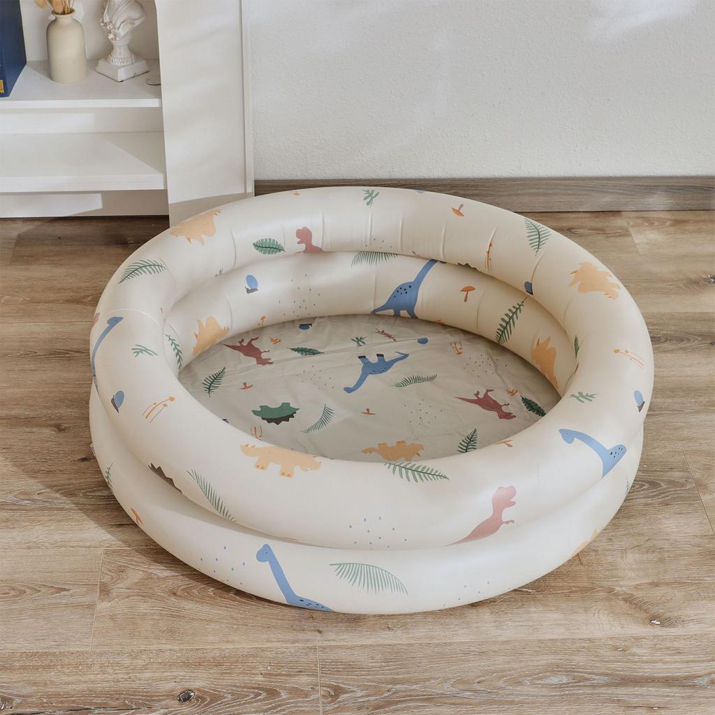 Aufblasbares Kinder-Bällebad Runde Form Multifunktionale Sicherheitsumzäunung PVC Auslaufsicherer Swimmingpool