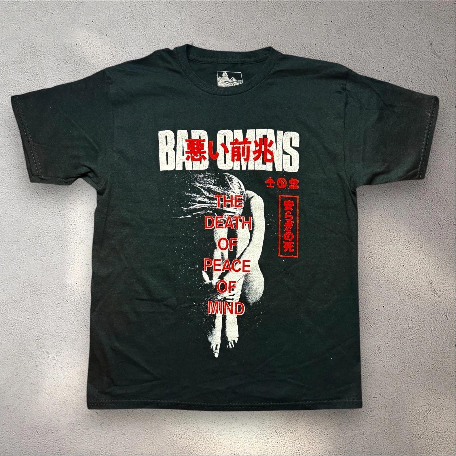 Bad Omens The Death of Peace of Mind Band T- Shirt Black XS Sumerian Records 4XL