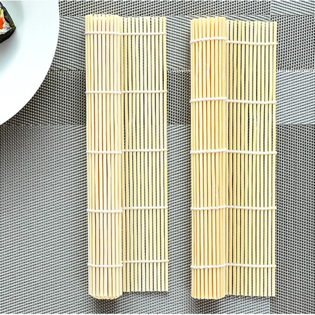 Hähnchen-Rolle Handmacher Küche Japanische Sushi-Maker Werkzeuge Sushi-Roller Bambus Sushi-Rollmatte Maker Quadratisch Langlebig