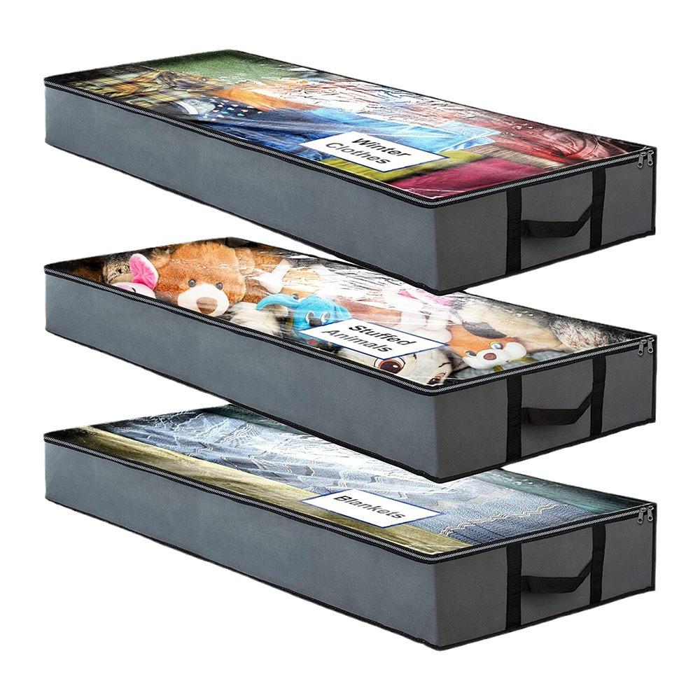 Non-woven Under-bed Quilt & Clothes Storage Box - Dustproof, Moisture-proof, Foldable Organizer