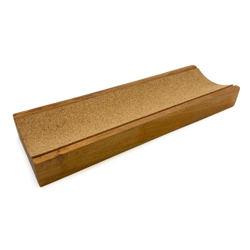 Neck Rest Long Neck Support Stand Guitar Fretwork Cork Lined Repairing Accessory