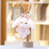 Adorable Plush Rabbit Doll Soft Stuffed Animal Keychain Perfect Gift For Girls