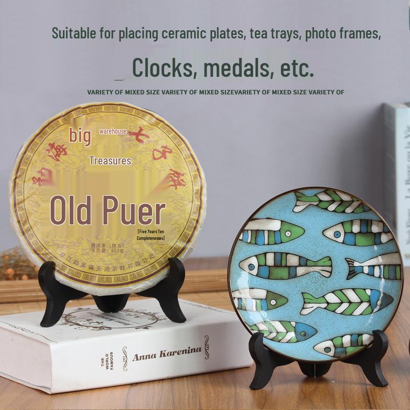 Porcelain Plate & Photo Frame Stand - Decorative Display Rack for Crafts & Tea Cakes