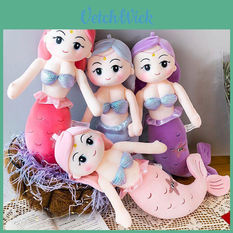 Kawaii Mermaid Stuffed Toy Super Soft And Cuddly Plush Doll For Girls Gifts