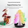 DIY Paper Tree Science Experiment for Kids - Colorful Christmas Chemical Magic Teaching Aid