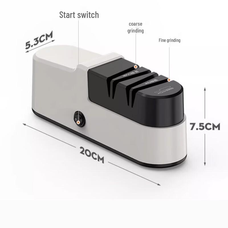 JIANGPU 4-Slot Electric Kitchen Knife Sharpener