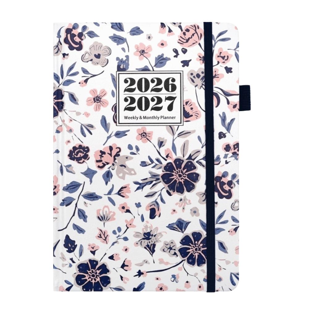 Wear-resistant Agenda Notebook Flower Planning Notebook Calendar Notebook Office