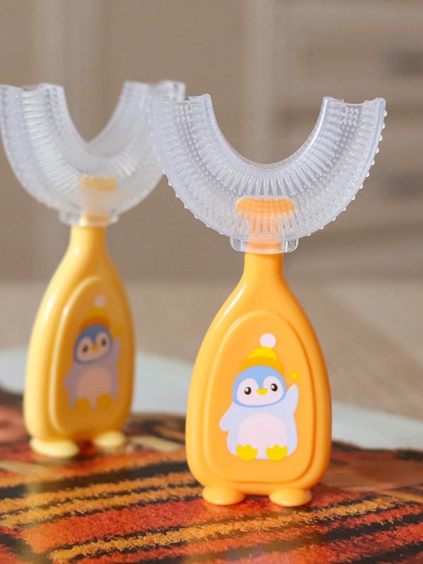 Baby Toothbrush Children's Teeth Oral Care Cleaning Brush Soft Silicone Baby Teether Toothbrush New Baby Products 2-12 Years Old