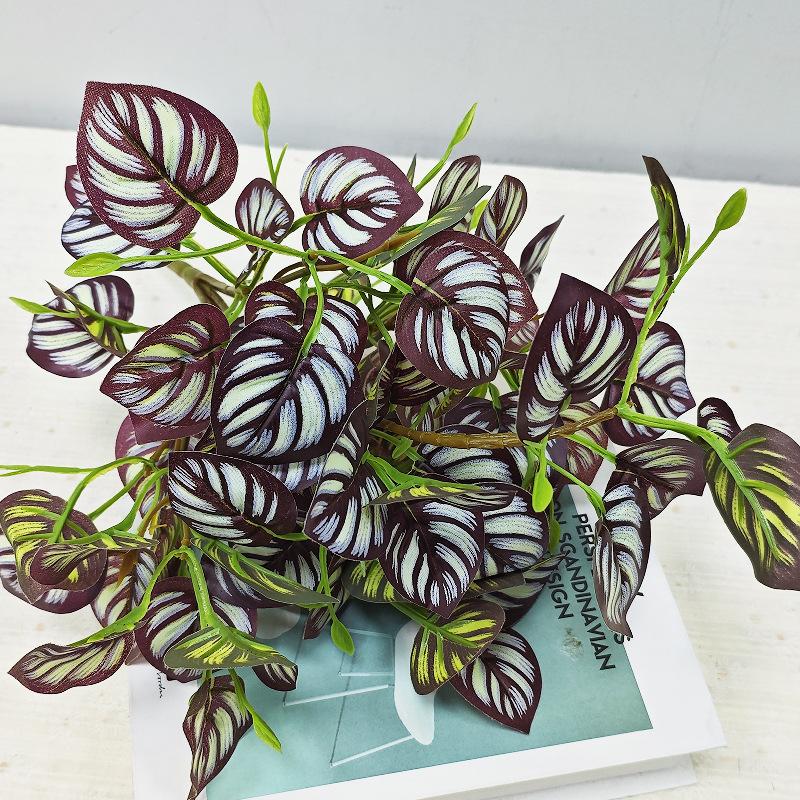 Feel simulation Begonia leaf handle bundle chicken heart leaf watermelon leaf single plant wall leaf green leaf