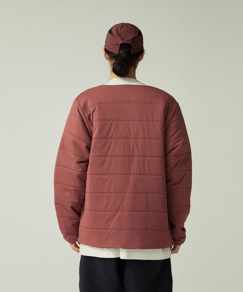 Snow Peak Flexible Insulated Cardigan Light Size for Men and Women SW-25AU001, Brown, M,