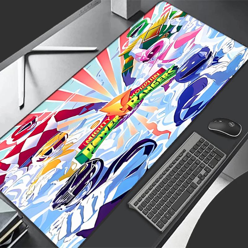 Mighty Morphin Power Rangers Theme Premium Non-slip Mouse Pad with Stitched Edges,Durable Rubber Material,for Desktop & Gaming Great Gifts
