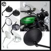 For Z900RS W800 Anti-Glare Rearview Mirror Retro Side Mirror For Kawasaki W230 Eliminator 400  Z650RS Electroplated Mirror