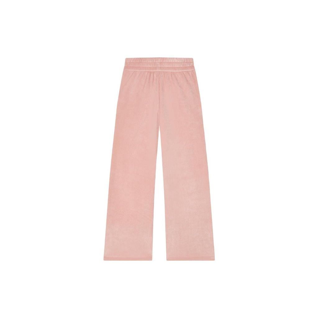 Fila Solid Color Straight Leg Knitted Casual Pants Women Bottoms Sugar-Pink F11W349602F-PK