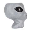 Alien Flower Pot Head Planter Pot Cute Resin Succulent Planter Ornament with Big Eyes Large Opening