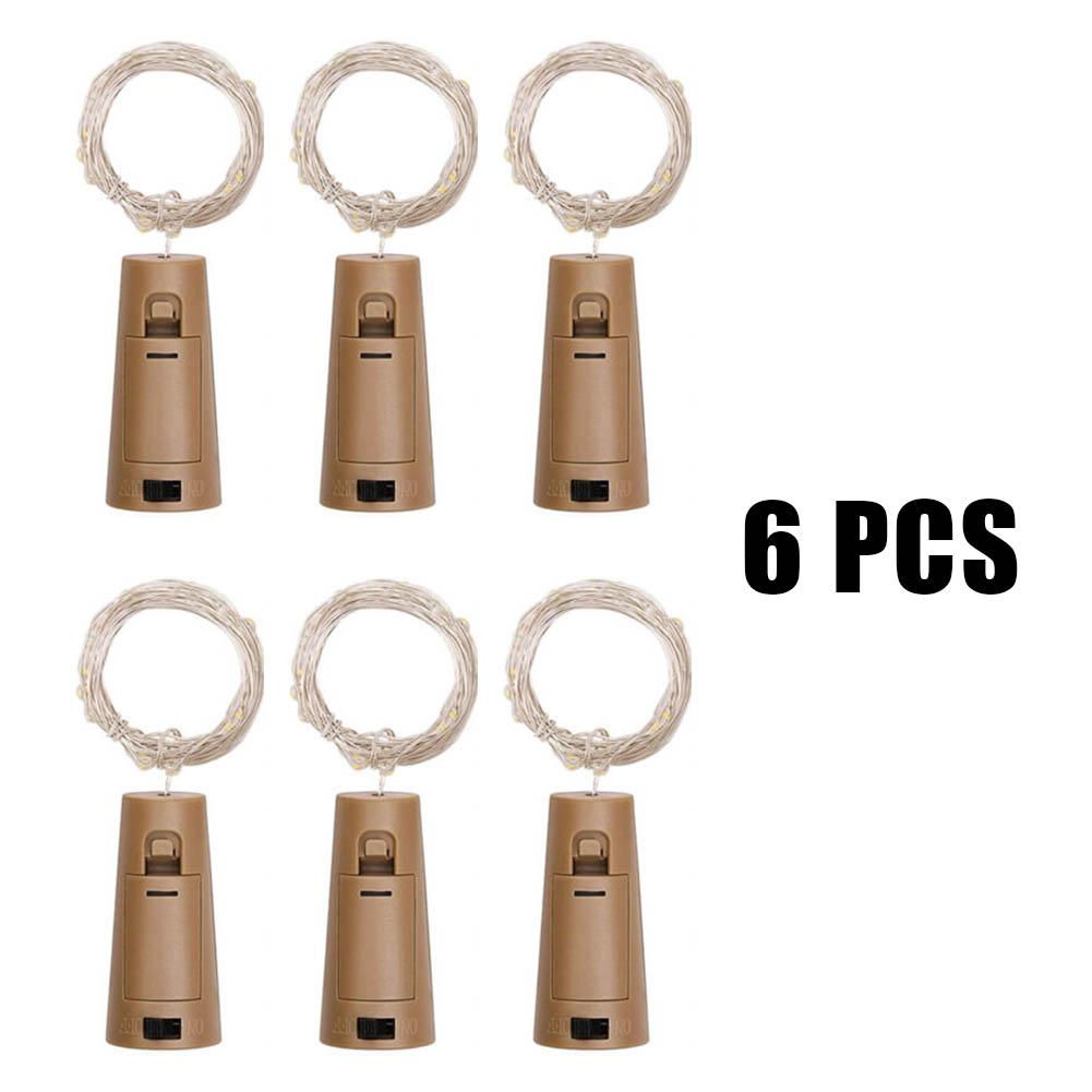 Wine Bottle Light 10 Bulbs LED Batteries Installed