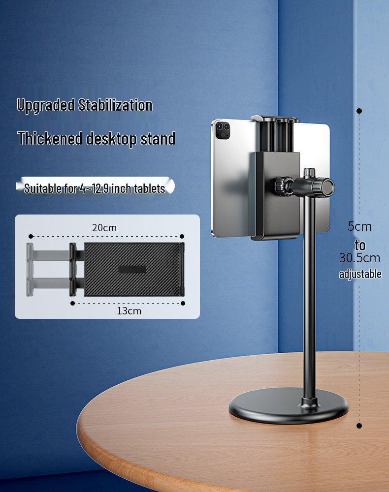 2024 Stolní držák na telefon pro živé vysílání a fotografování z nadhledu - Kompatibilní s Douyin a dalšími