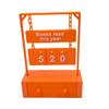 3D Printed Hanging Book Counter Book Read This Year Tracker Reading Target Display Number Sign Shelf Desk Decoration Book Lovers Gift