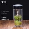 Wanxiang Double-Walled Portable Glass Water Bottle