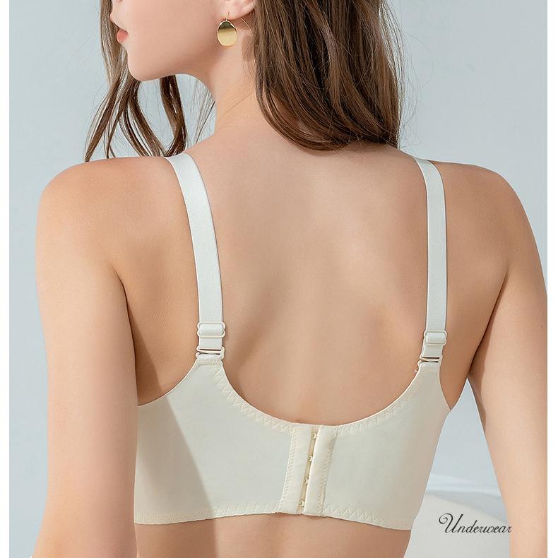 Goldfaden-Spitzen-BH Raffiniert Anti-Hänge-BH Ohne Bügel Top-Stütze Nahtloser BH